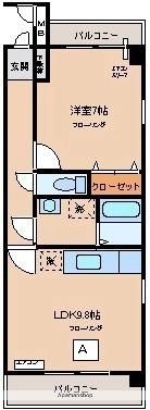 サンサーラＭ  ｜ 東京都府中市武蔵台１丁目（賃貸マンション1LDK・3階・41.79㎡） その2