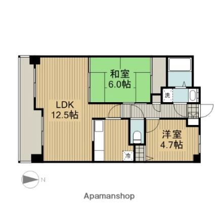 クラロ中央林間 ｜神奈川県大和市中央林間５丁目(賃貸マンション2LDK・1階・52.65㎡)の写真 その2