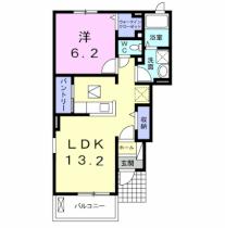 アルバーダ　Ｂ 101 ｜ 神奈川県川崎市高津区上作延３丁目（賃貸アパート1LDK・1階・45.77㎡） その2