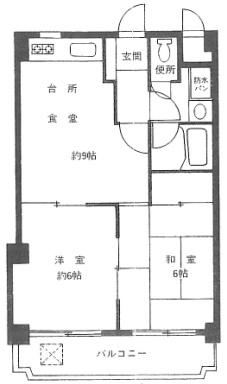 アビタシオン市ヶ尾 403｜神奈川県横浜市青葉区市ケ尾町(賃貸マンション2DK・4階・44.38㎡)の写真 その2