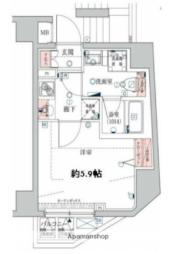 京急本線 戸部駅 徒歩8分の賃貸マンション 2階1Kの間取り