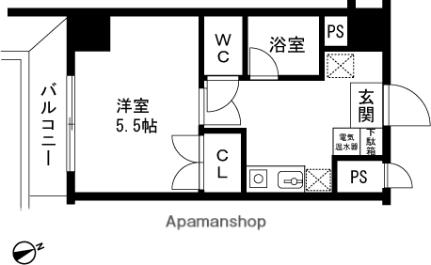 レクセル長岡 308｜新潟県長岡市本町２丁目(賃貸マンション1K・3階・25.21㎡)の写真 その2