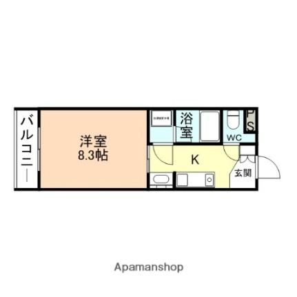 リッシェル駅南 202 ｜ 富山県高岡市駅南２丁目（賃貸マンション1K・2階・25.35㎡） その2