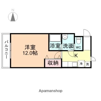 富山県富山市豊田町２丁目(賃貸マンション1K・1階・35.38㎡)の写真 その2