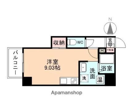 富山県富山市大手町（賃貸マンション1R・5階・28.00㎡） その2