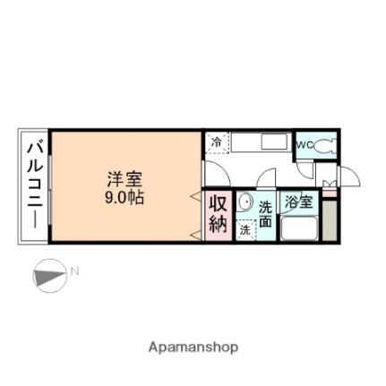 富山県富山市布瀬町南１丁目（賃貸マンション1K・3階・31.54㎡） その2