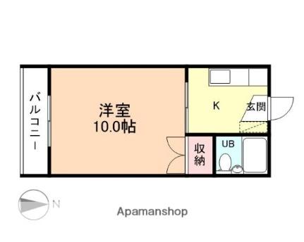 モンシャトウ大沢野 103 ｜ 富山県富山市上二杉（賃貸アパート1K・1階・26.49㎡） その2