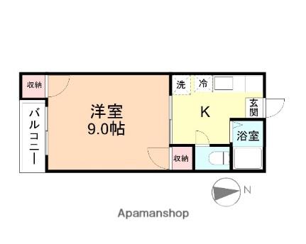 富山県黒部市沓掛（賃貸アパート1K・1階・31.39㎡） その2