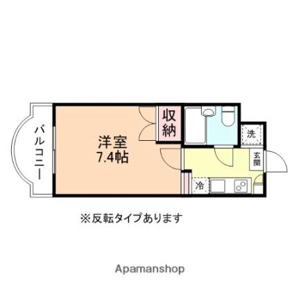 富山県高岡市下関町（賃貸マンション1K・3階・24.00㎡） その2