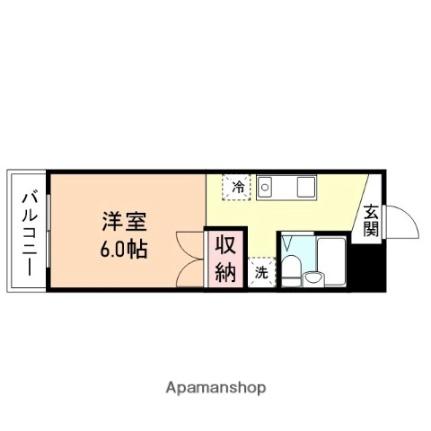 Ｈ・Ｋマンションビル 205｜富山県射水市三ケ(賃貸アパート1K・2階・21.87㎡)の写真 その2