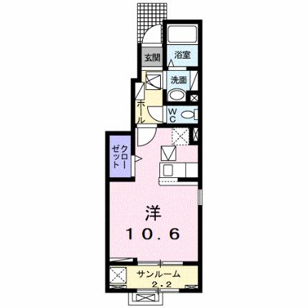 ユーゼン 101｜石川県金沢市材木町(賃貸アパート1R・1階・32.43㎡)の写真 その2