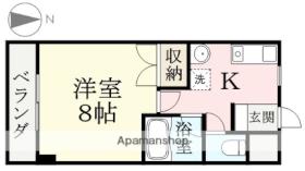 グリーンピア花月 203 ｜ 福井県福井市花月５丁目（賃貸マンション1K・2階・26.40㎡） その2