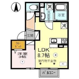 水落駅 6.7万円