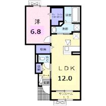 ユートピア・ホーム 102 ｜ 福井県越前市家久町（賃貸アパート1LDK・1階・50.18㎡） その2