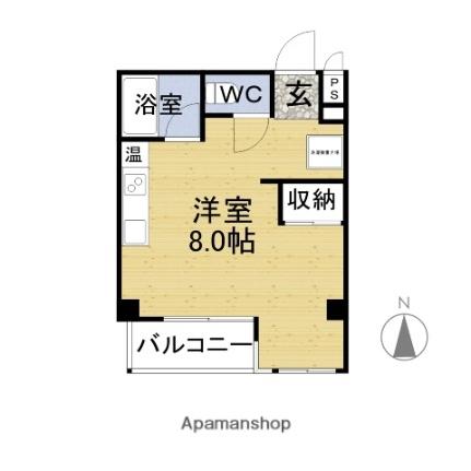 ロイヤルハイツ森下 301 ｜ 福井県福井市中央２丁目（賃貸マンション1R・3階・27.38㎡） その2