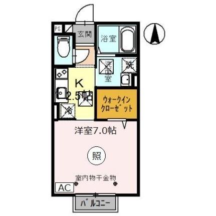 福井県越前市下太田町（賃貸アパート1K・1階・26.71㎡） その2