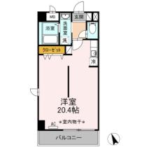 グリーンハイツ北口 501 ｜ 山梨県甲府市北口２丁目（賃貸マンション1R・5階・47.60㎡） その2