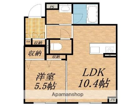 ジャスミン伊那Ａ 103 ｜ 長野県伊那市狐島（賃貸アパート1LDK・1階・41.23㎡） その2