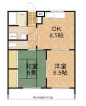 スカイマンション 303 ｜ 長野県駒ヶ根市赤穂（賃貸マンション2DK・3階・50.54㎡） その2