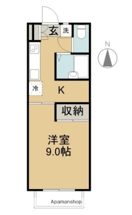 ルミネＫ南棟  ｜ 長野県長野市松代町東条（賃貸アパート1DK・2階・32.40㎡） その2