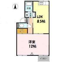 シャンポール喜多 202 ｜ 岐阜県多治見市喜多町６丁目（賃貸アパート1LDK・2階・41.64㎡） その2