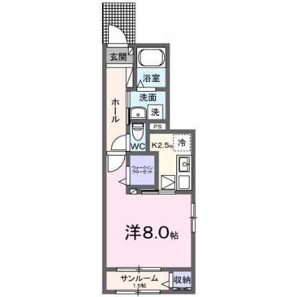 アイウィングII 105 ｜ 岐阜県可児市徳野南１丁目（賃貸アパート1R・1階・33.20㎡） その2