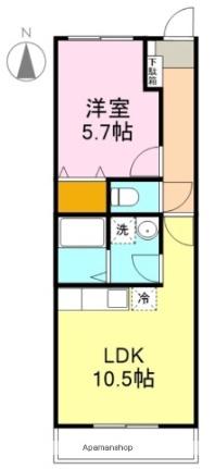 マナール 103｜静岡県富士市今泉(賃貸マンション1LDK・1階・39.78㎡)の写真 その2