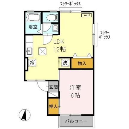 Ｔ．Ｍ．Ｋ．ハイツ（ティエムケーハイツ） 102 ｜ 静岡県三島市沢地（賃貸アパート1LDK・1階・40.41㎡） その2