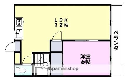 ラビットハウスアイディ 201｜静岡県裾野市茶畑(賃貸アパート1LDK・2階・39.70㎡)の写真 その2