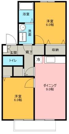 エトワールＫ 103 ｜ 静岡県裾野市伊豆島田（賃貸アパート2DK・1階・50.12㎡） その2