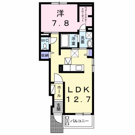 ビオーラメゾン 105｜静岡県伊豆の国市長岡(賃貸アパート1LDK・1階・45.33㎡)の写真 その2