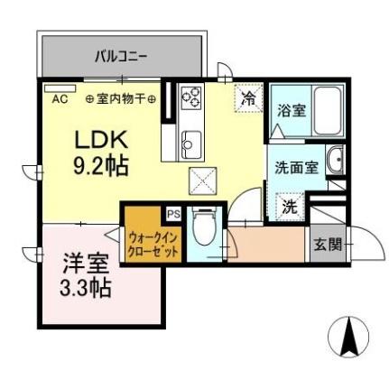 サンイースト 106｜静岡県沼津市末広町(賃貸アパート1LDK・1階・32.17㎡)の写真 その2