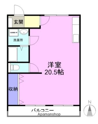 鳴沢　ハイツ 3-C ｜ 静岡県伊豆の国市三福（賃貸アパート1R・2階・46.00㎡） その2