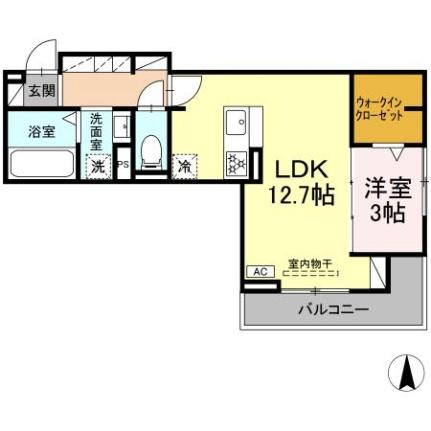 （仮称）ＤーＲＯＯＭ沼津市高島町 302｜静岡県沼津市高島町(賃貸アパート1LDK・3階・42.01㎡)の写真 その2