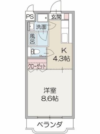 グリーンヒル　タカハシＩＩ 302｜静岡県駿東郡長泉町下土狩(賃貸マンション1DK・3階・30.35㎡)の写真 その2