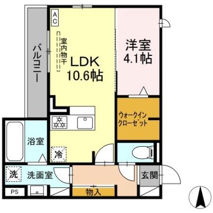 （仮称）ＤーＲＯＯＭ沼津市高島町 305｜静岡県沼津市高島町(賃貸アパート1LDK・3階・41.64㎡)の写真 その2