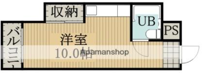 ゆとりろ根上り松 410 ｜ 静岡県浜松市中央区鴨江２丁目（賃貸マンション1R・4階・23.00㎡） その2