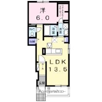 リリアーナ 102 ｜ 静岡県浜松市中央区植松町（賃貸アパート1LDK・1階・45.33㎡） その2