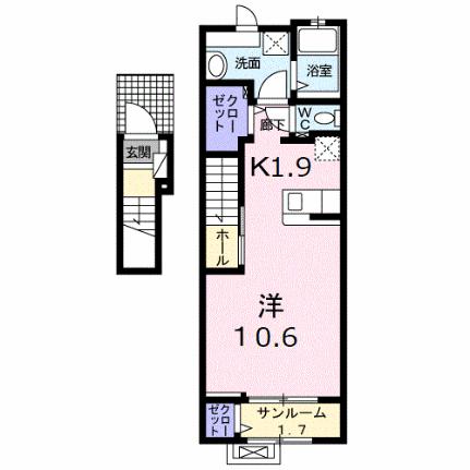 コートヤードVII 202｜静岡県富士市蓼原(賃貸アパート1R・2階・40.94㎡)の写真 その2