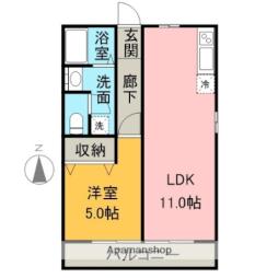 🉐敷金礼金0円！🉐身延線 源道寺駅 バス15分 西原下車 徒歩1分