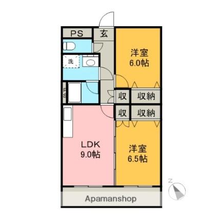 ＴＯＭＯＥＹＡ 207｜静岡県富士宮市小泉(賃貸マンション2LDK・2階・51.55㎡)の写真 その2