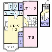 レールサイドＳ 203 ｜ 静岡県富士宮市小泉（賃貸アパート2LDK・2階・58.53㎡） その2