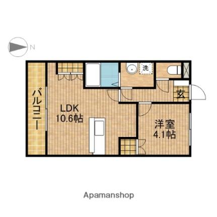 静岡県焼津市石津(賃貸アパート1LDK・2階・36.00㎡)の写真 その2