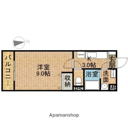 静岡県浜松市中央区神田町（賃貸マンション1K・3階・25.92㎡） その2