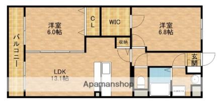 グランストーク高丘北 403｜静岡県浜松市中央区高丘北３丁目(賃貸マンション2LDK・4階・59.96㎡)の写真 その2