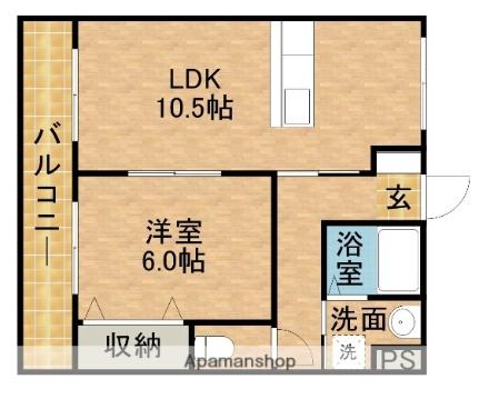 ウィズステージスズミツ 102｜静岡県浜松市中央区積志町(賃貸アパート1LDK・1階・40.57㎡)の写真 その2