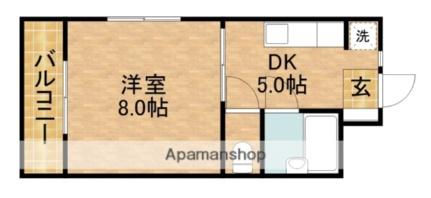 静岡県浜松市中央区若林町(賃貸マンション1DK・3階・25.92㎡)の写真 その2