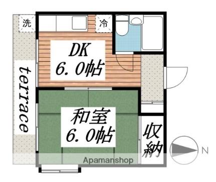 西部第3ハイツ B101｜静岡県浜松市中央区幸１丁目(賃貸アパート1DK・1階・22.50㎡)の写真 その2