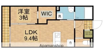 静岡県浜松市中央区白羽町（賃貸アパート1LDK・1階・33.78㎡） その2