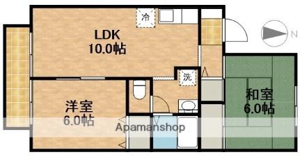 静岡県浜松市中央区中田町(賃貸アパート2LDK・2階・50.30㎡)の写真 その2